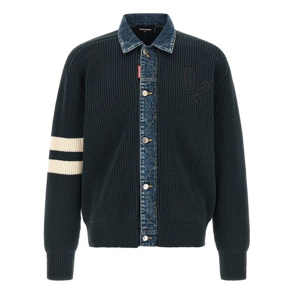 Dsquared2 Men 'Denim Mix D2' Cardigan